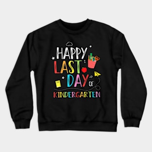 Happy Last Day Of Kindergarten Hello Summer Graduation Gifts T-Shirt Crewneck Sweatshirt